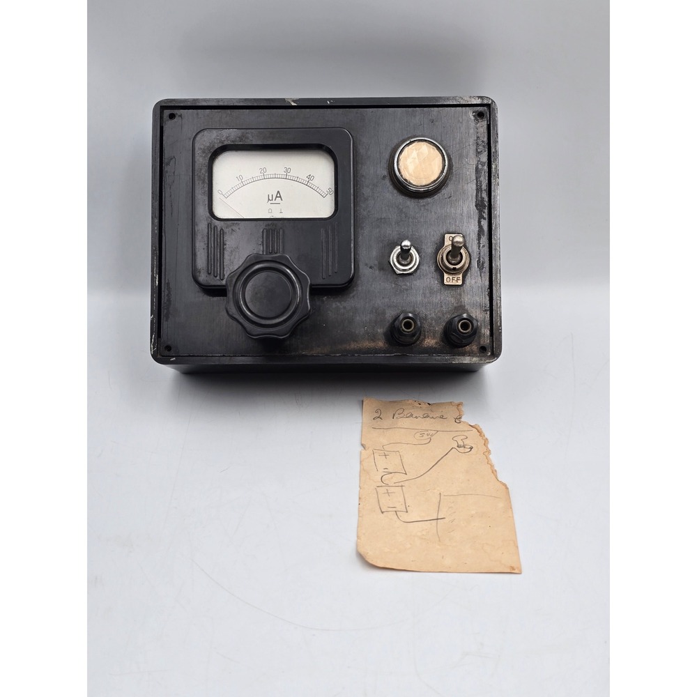 Vintage 1960 Lafayette TM-70 homemade photometer/light meter electronics project